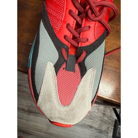 Adidas Yeezy Boost 700 V1 Hi-Res Red Sneakers Size 7 Mens US Retired - Picture 9 of 16